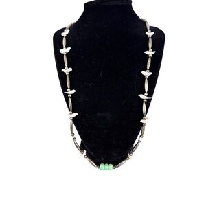 Vintage Zuni Bird Fetish Necklace Shell Native American